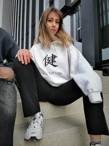 Women's White Hoodie (jp-health)