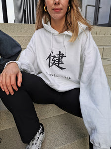 Women's White Hoodie (jp-health)