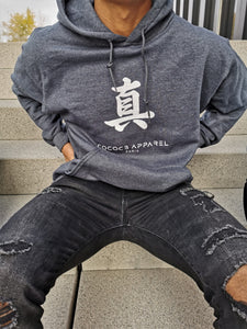 Men's Ashphalt Grey Hoodie (jp-truth2)