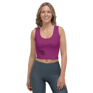 Crop top yoga magenta