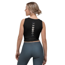 Load image into Gallery viewer, Moon Phase Yoga Crop Top
