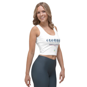 White Moon Yoga Crop Top