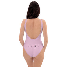 Load image into Gallery viewer, One-Piece Swimsuit Soft Pink Moon Phase
