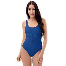 Charger l&#39;image dans la galerie, Maillot de bain une pièce Bleu intense Océan
