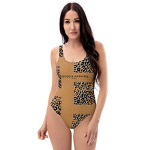 Charger l&#39;image dans la galerie, Maillot de bain une pièce Marron (imprimé leopard)
