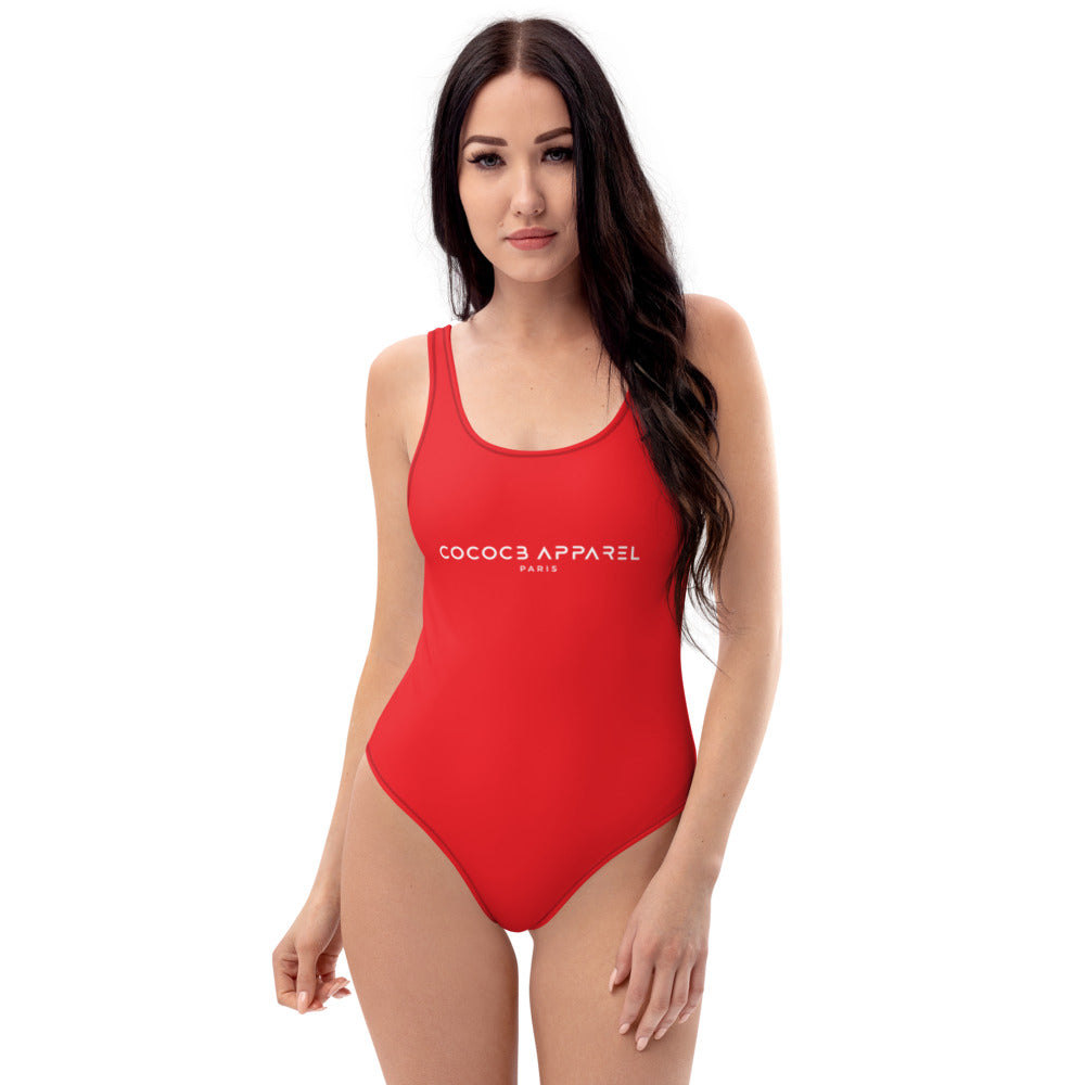 Maillot de bain une pièce Rouge