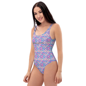 Maillot de bain une pièce Sirène Rose