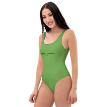 Load image into Gallery viewer, One-Piece Swimsuit Green Leaf
