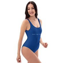 Charger l&#39;image dans la galerie, Maillot de bain une pièce Bleu intense Océan
