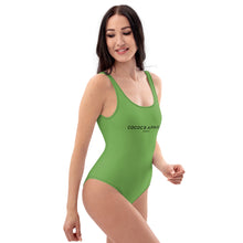 Load image into Gallery viewer, One-Piece Swimsuit Green Leaf
