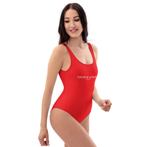 Maillot de bain une pièce Rouge