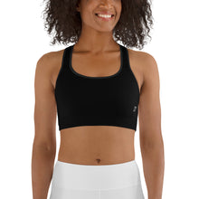 Load image into Gallery viewer, Black Mandala Sports bra
