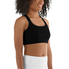 Load image into Gallery viewer, Black Mandala Sports bra
