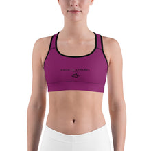 Load image into Gallery viewer, Magenta Yoga Sports Bra
