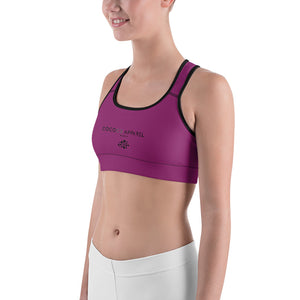 Magenta Yoga Sports Bra