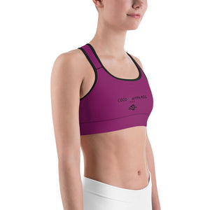 Magenta Yoga Sports Bra