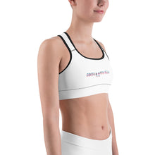 Load image into Gallery viewer, White Moon Yoga Sports Bra
