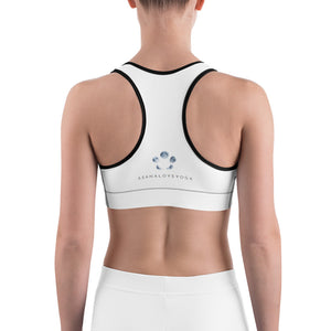 White Moon Yoga Sports Bra