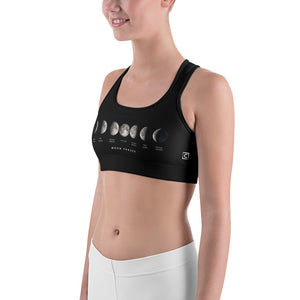 Moon Phase Yoga Sports Bra