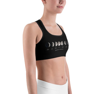 Moon Phase Yoga Sports Bra