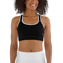 Load image into Gallery viewer, Black Mandala Sports bra
