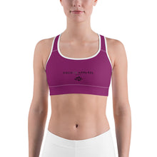 Load image into Gallery viewer, Magenta Yoga Sports Bra
