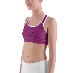 Magenta Yoga Sports Bra