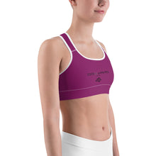 Load image into Gallery viewer, Magenta Yoga Sports Bra
