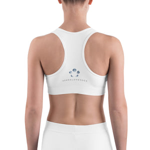 White Moon Yoga Sports Bra