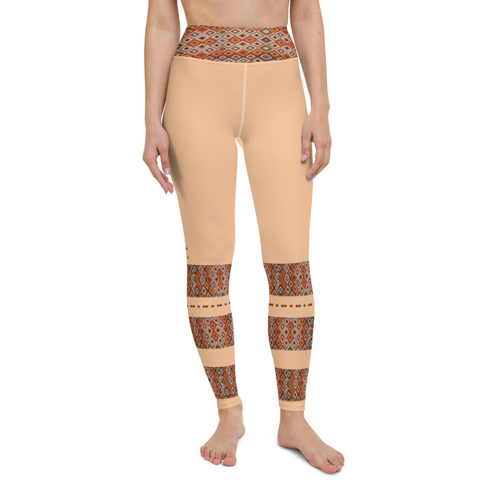 Leggings Yoga Beige Naturale