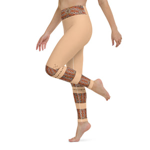 Leggings Yoga Beige Naturale