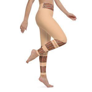 Leggings Yoga Beige Naturale