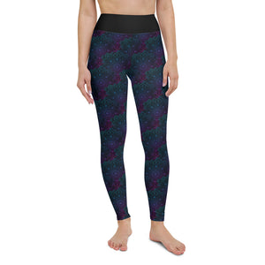 Leggings yoga noir mandala