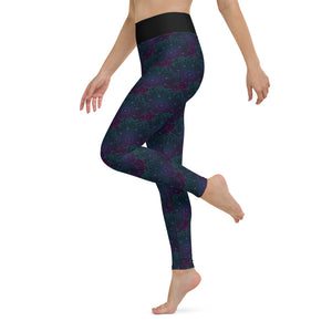 Leggings yoga noir mandala