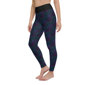 Leggings Yoga Nero Mandala