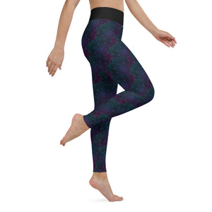 Leggings Yoga Nero Mandala