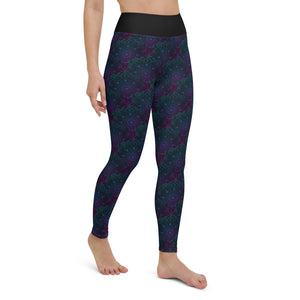 Leggings Yoga Nero Mandala