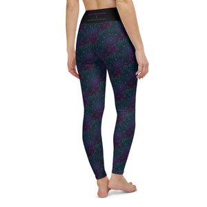 Leggings Yoga Nero Mandala