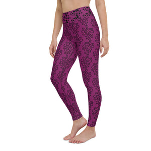 Leggings yoga magenta