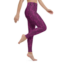 Carica l&#39;immagine nel visualizzatore di Gallery, Leggings Yoga Magenta
