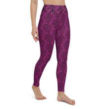 Charger l&#39;image dans la galerie, Leggings yoga magenta
