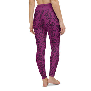 Leggings yoga magenta