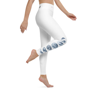 Leggings yoga lune blanche