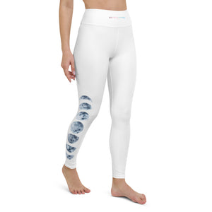 Leggings yoga lune blanche