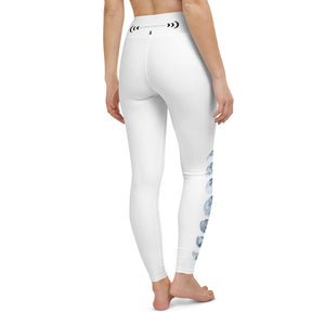 Leggings yoga lune blanche