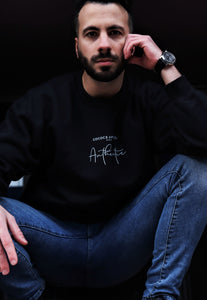 Sweatshirt noir hommes