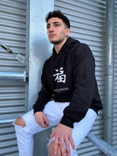 Load image into Gallery viewer, Men&#39;s Black Hoodie (jp-luck2)
