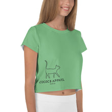 Charger l&#39;image dans la galerie, T-shirt court CatWalk vert
