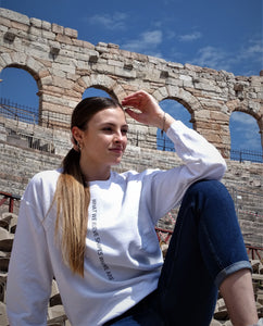 Sweat à capuche blanc femmes (wwbswwa)