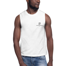 Load image into Gallery viewer, Men&#39;s Short sleeve Muscle Shirt (White)
